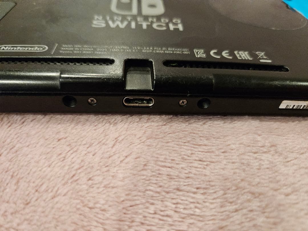 【ジャンク品】Nintendo Switch 本体 青/オレンジ Joy-Con