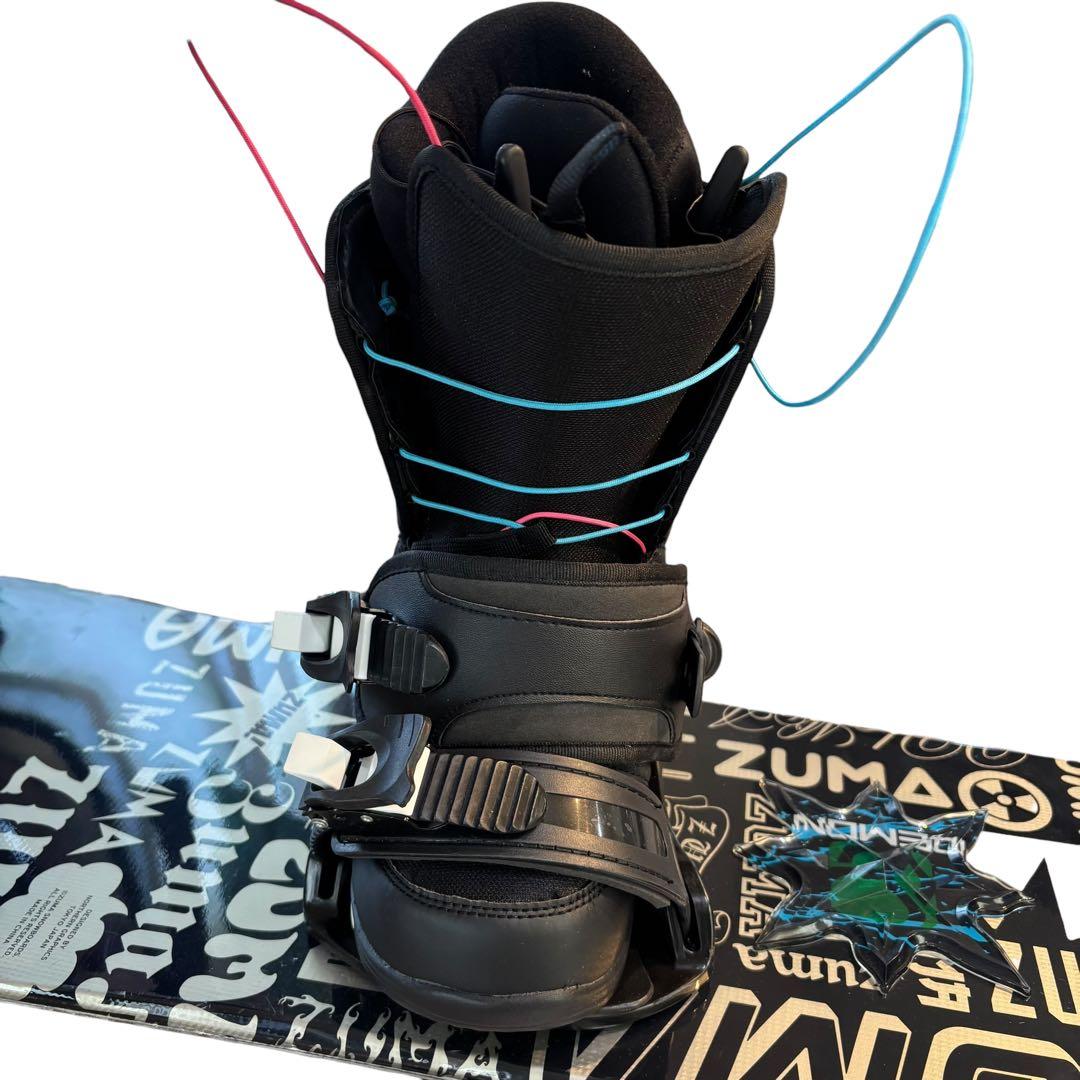 メンズ　ZUMAスノーボードセット　ケース付　138cm 24cm