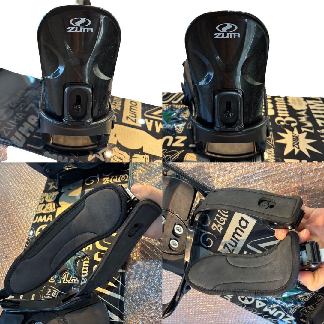 メンズ　ZUMAスノーボードセット　ケース付　138cm 24cm