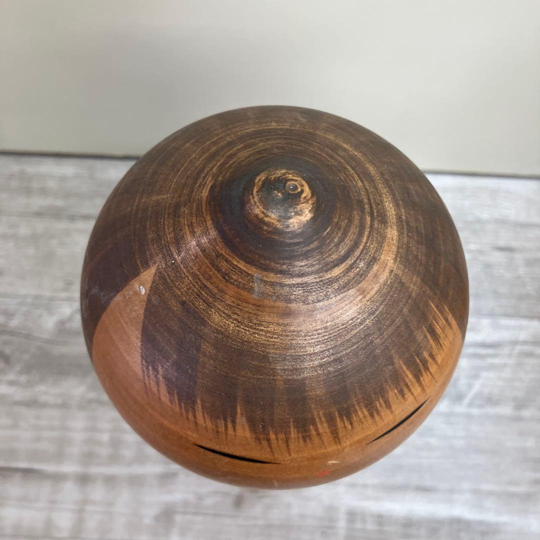 4F 近代こけし 憲心作 銘入り 創作こけし 木工品 伝統工芸 インテリア