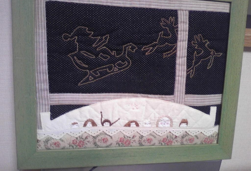 ★オリジナル手作り額：夢見るクリスマスDreaming of Christmas