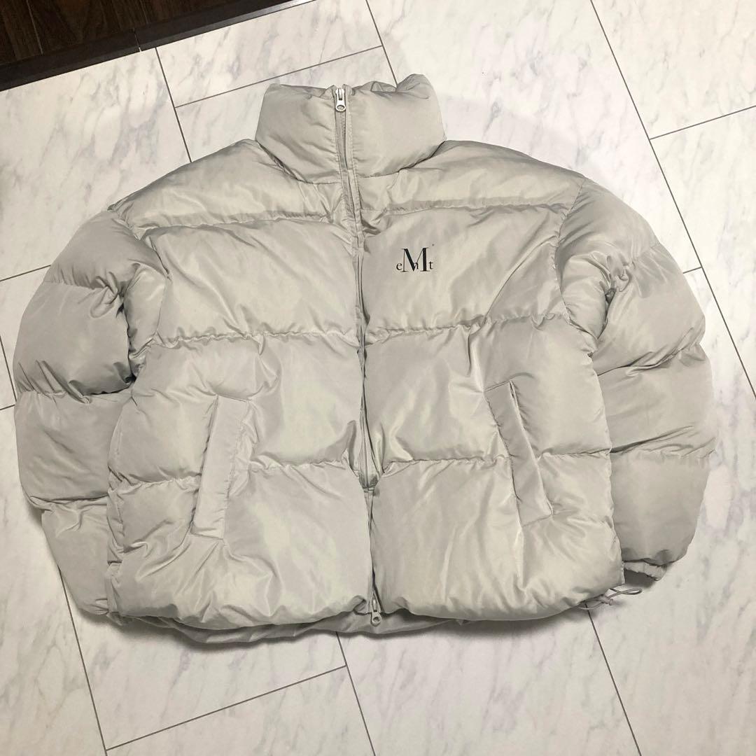 mucent 韓国　ムセント ダウンジャケット ライトグレー