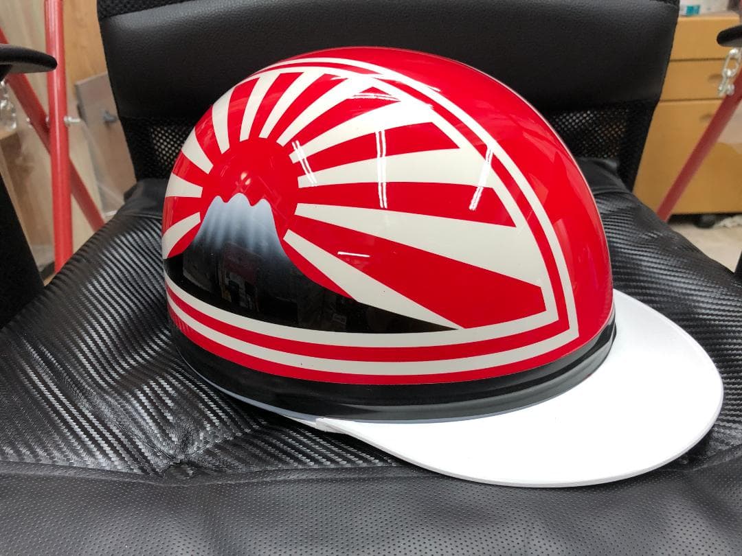 コルク半　カスタム　富士日章　三つボタン　赤白　文字無し　高級クリヤ送料無料