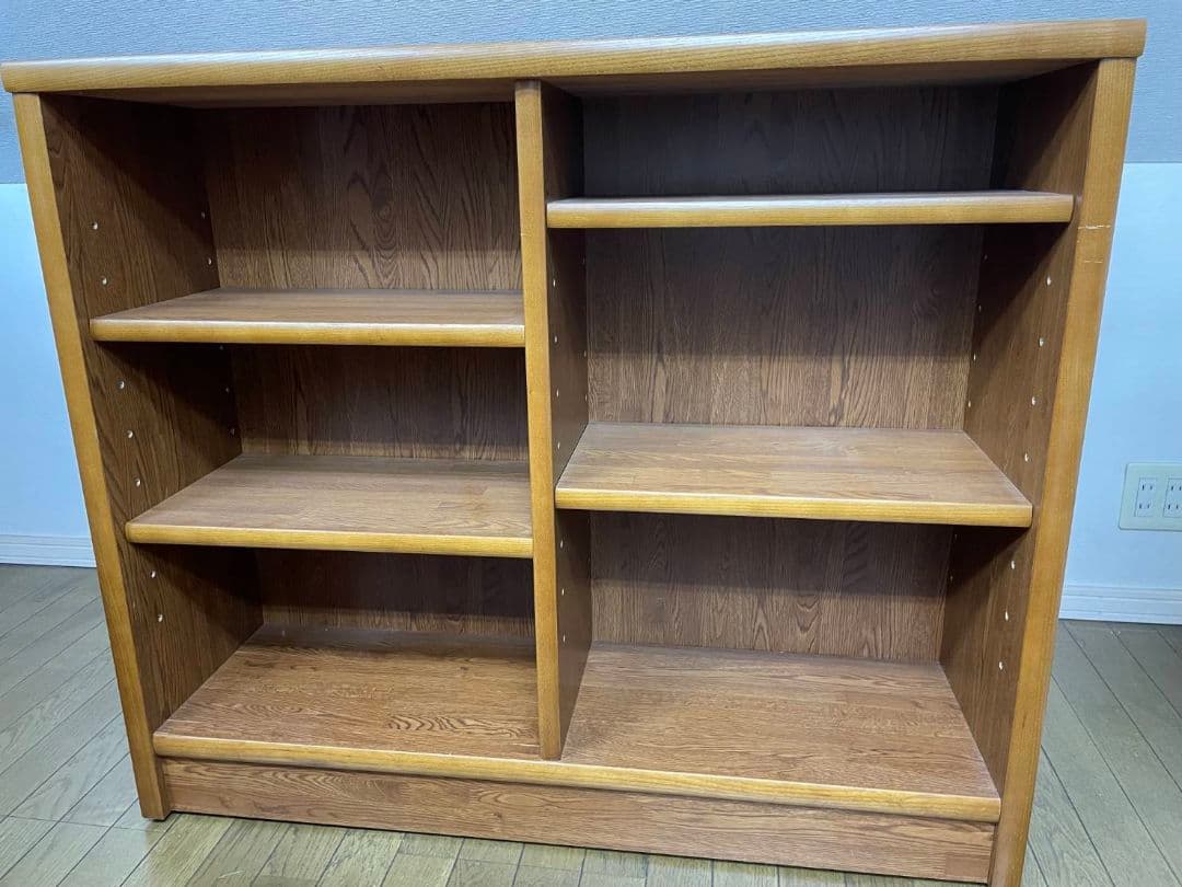 小島工芸　本棚・書棚　ウォールモカ　ブラウン　ブックシェルフ　稼働棚