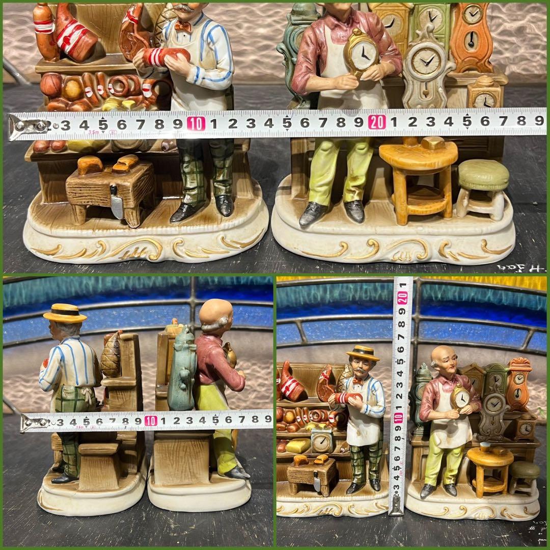 フィギュリン 陶器製 置物 インテリア ビンテージ アンティーク 5点セット