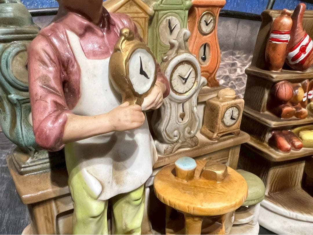 フィギュリン 陶器製 置物 インテリア ビンテージ アンティーク 5点セット