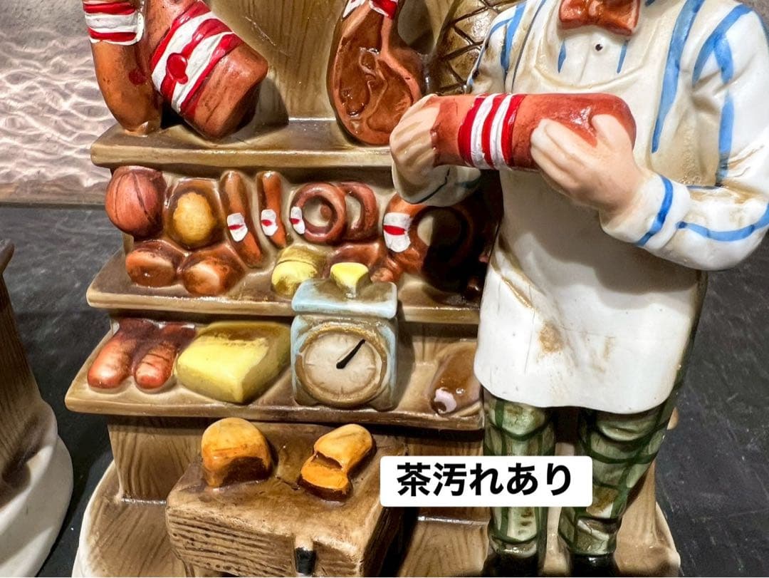 フィギュリン 陶器製 置物 インテリア ビンテージ アンティーク 5点セット