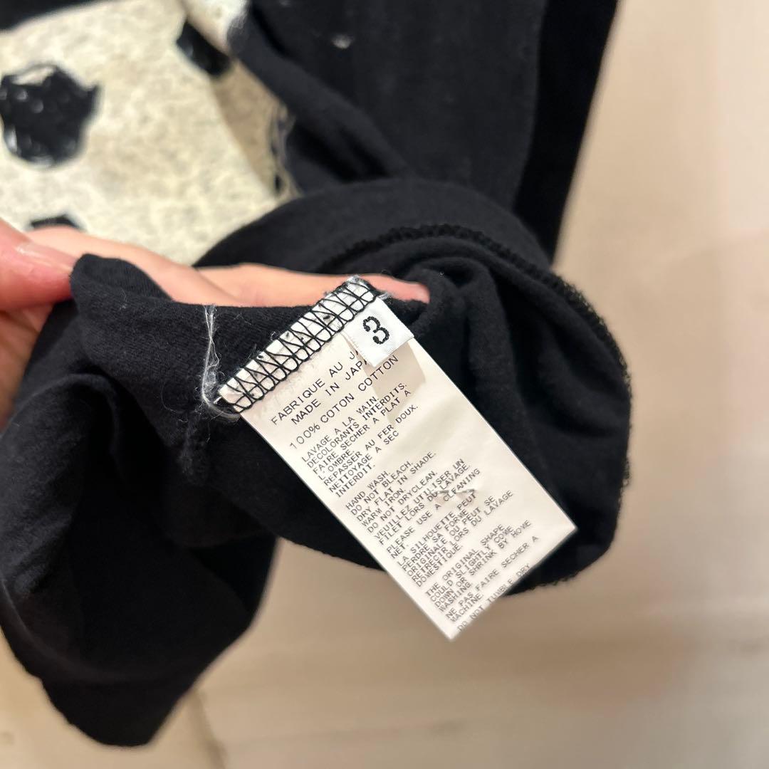 Yohji Yamamoto グラフィック長袖カットソー