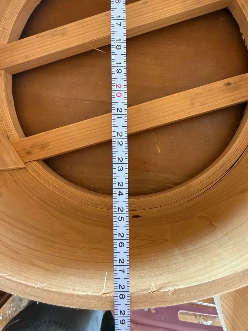 木屋　和セイロ、蓋　木製 蒸し器 直径約30cm