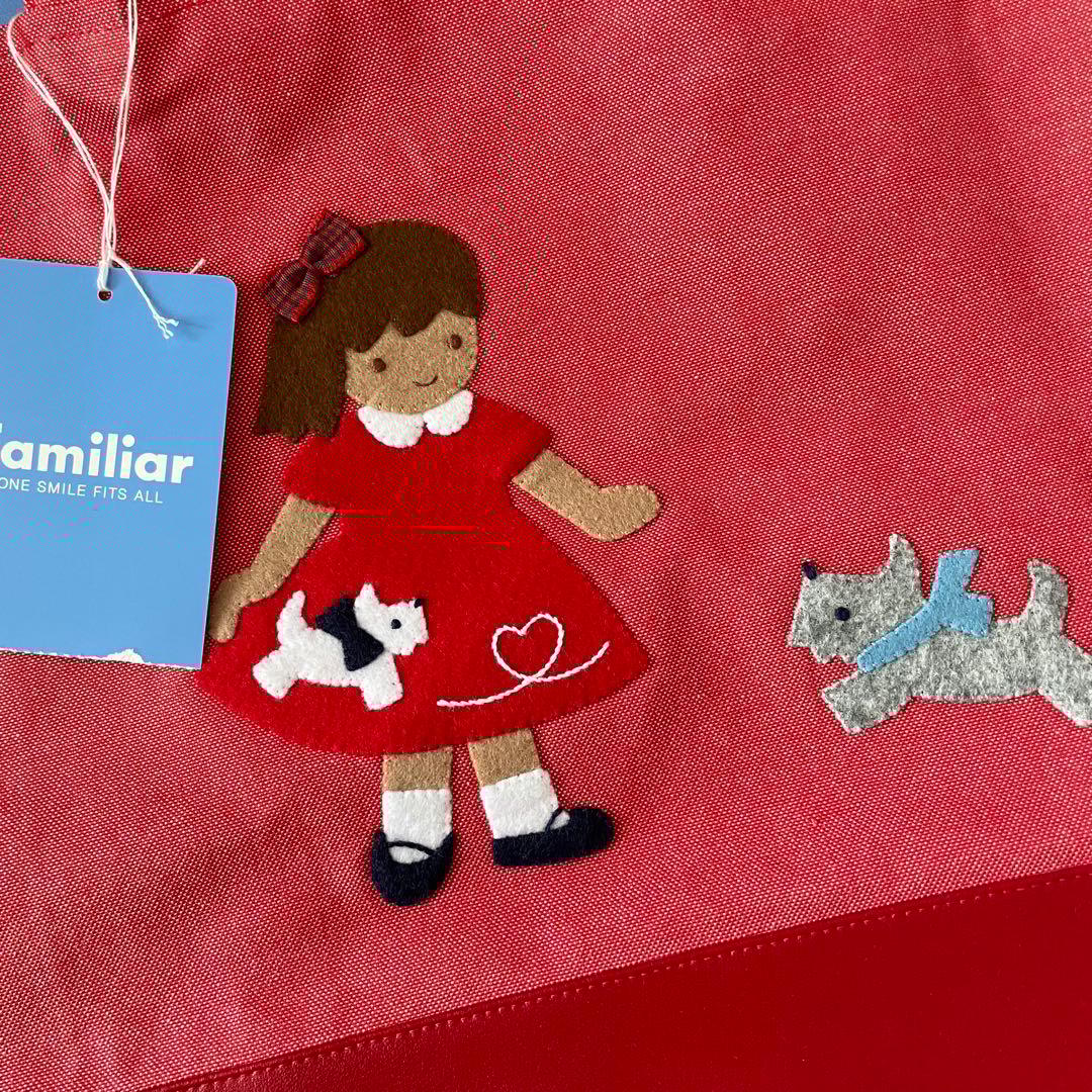 新品　ファミリア　ブック入れ　デニムバッグ　完売