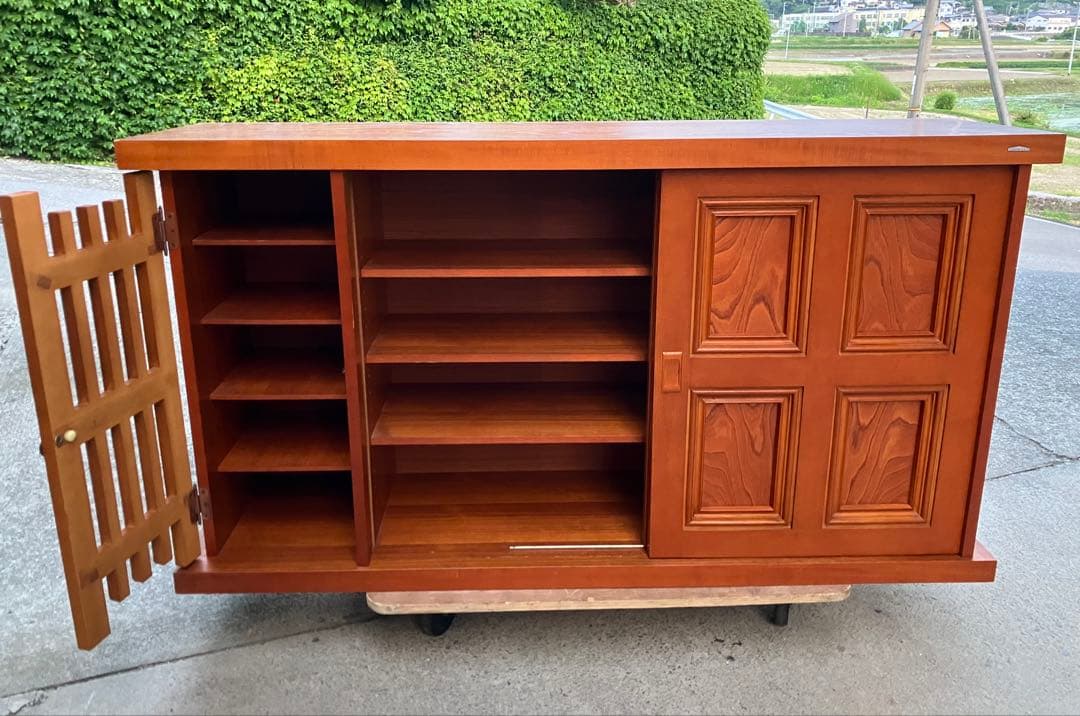 【hi89様】大容量 木製 靴箱 シューズボックス レトロ