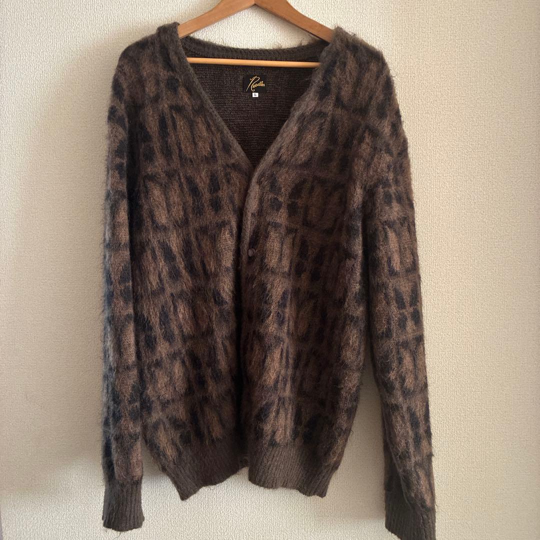 needles モヘアカーディガン