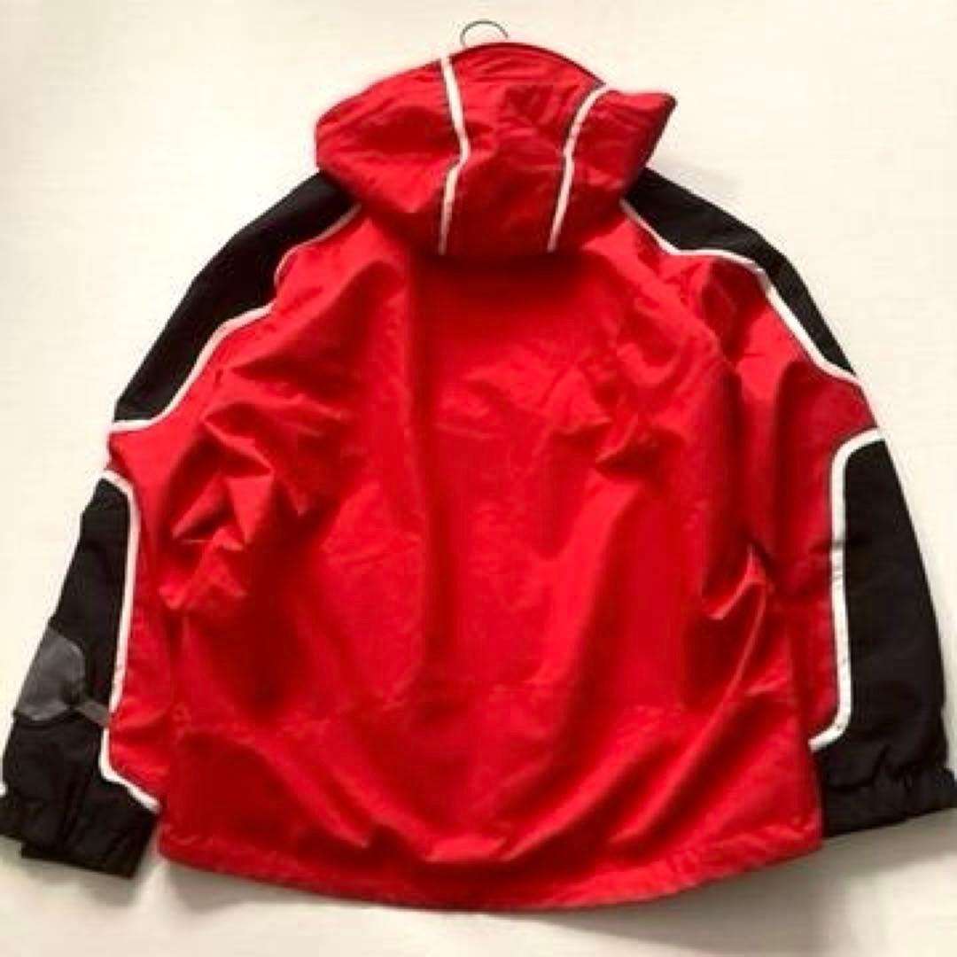 【hamwt】DESCENTE スキージャケット ウェア L 赤×黒