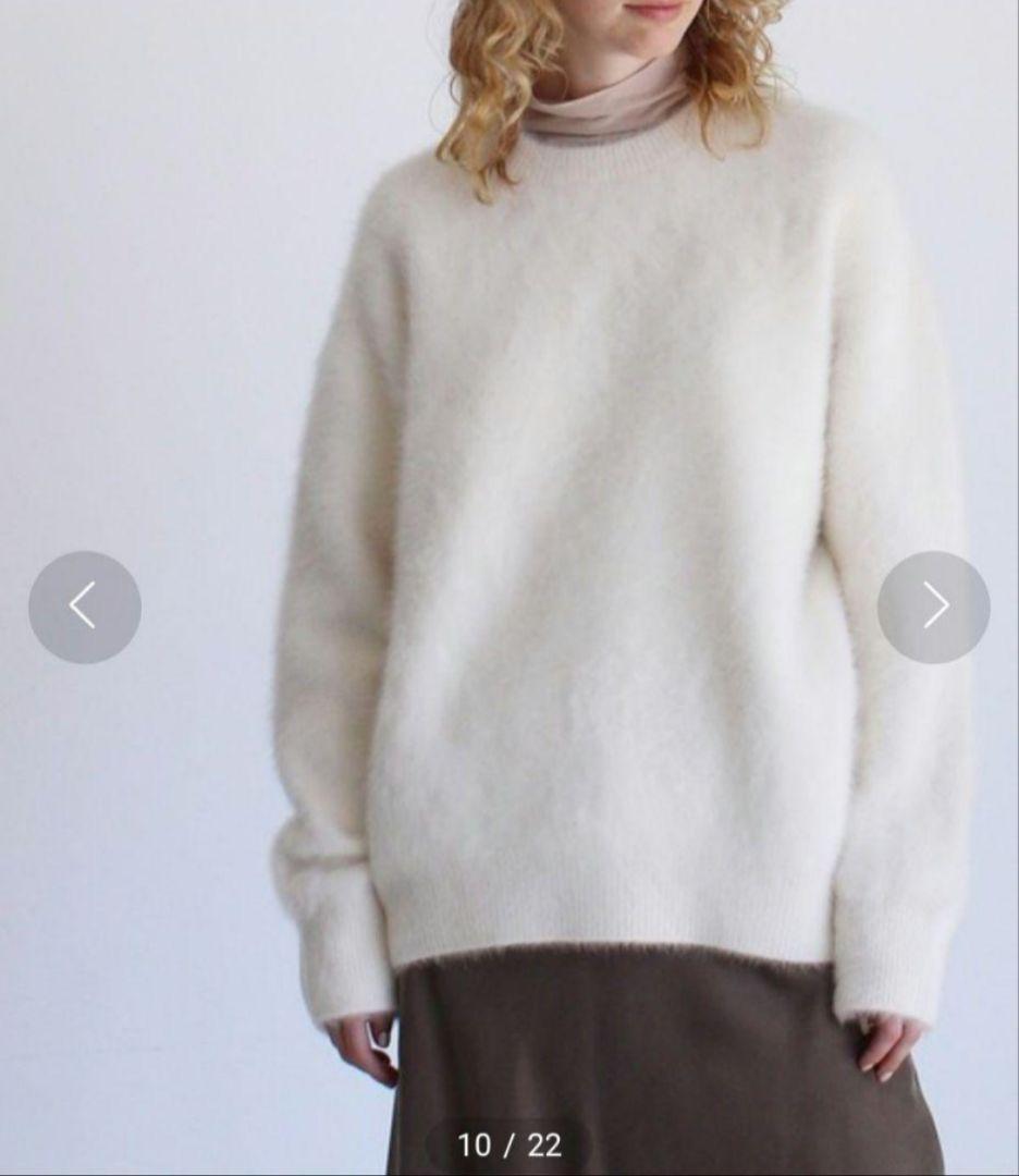 美品✨️DRESSLAVE ドレスレイブ フォックスカシミヤ クルーネック 38