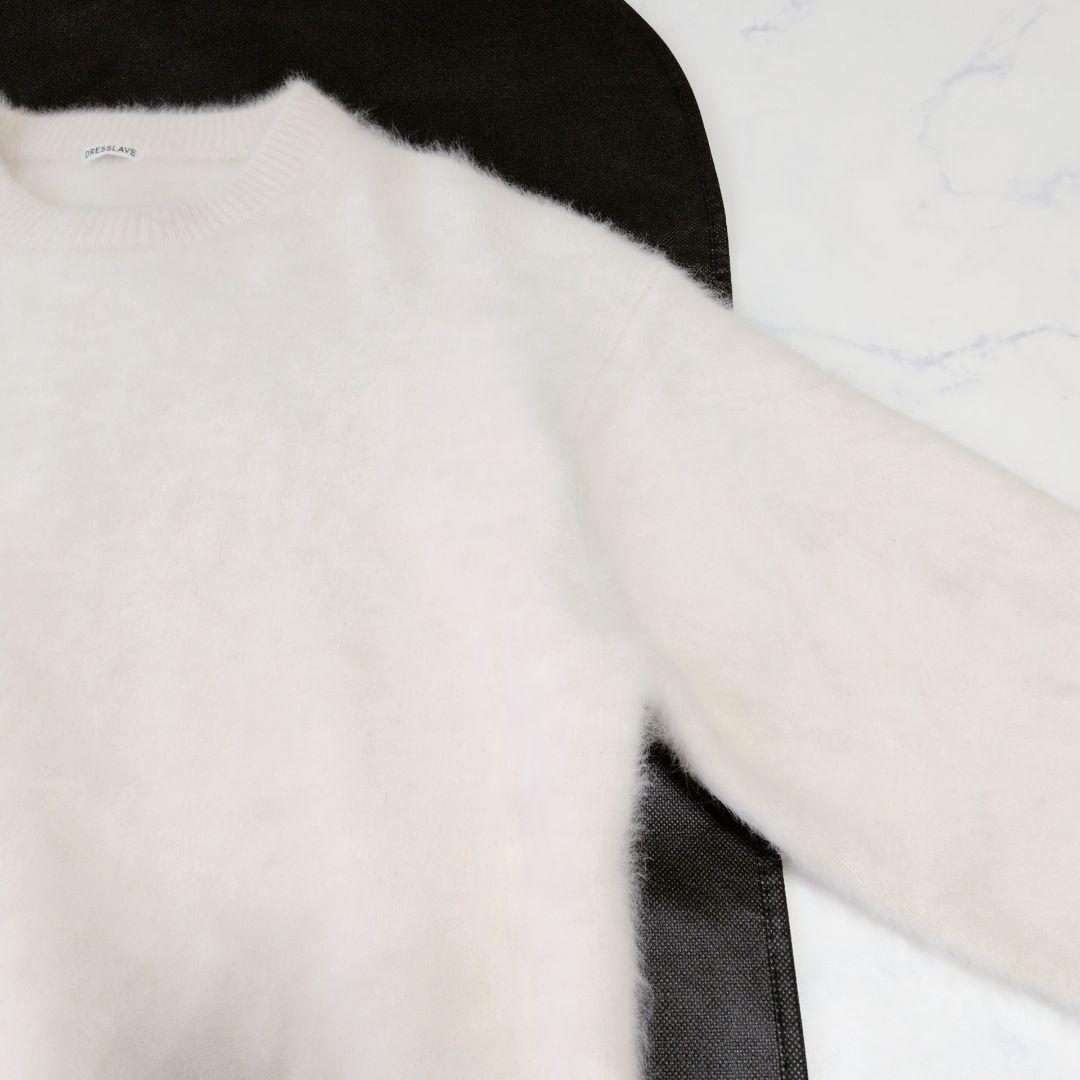 美品✨️DRESSLAVE ドレスレイブ フォックスカシミヤ クルーネック 38