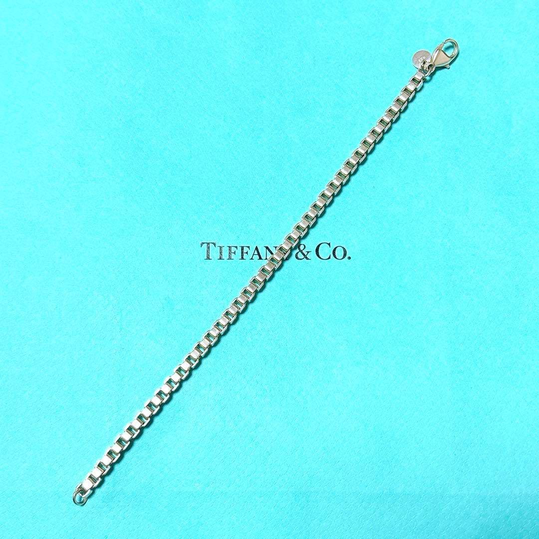 【美品】18.9cmTiffanyティファニー ベネチアン ブレスレット 925