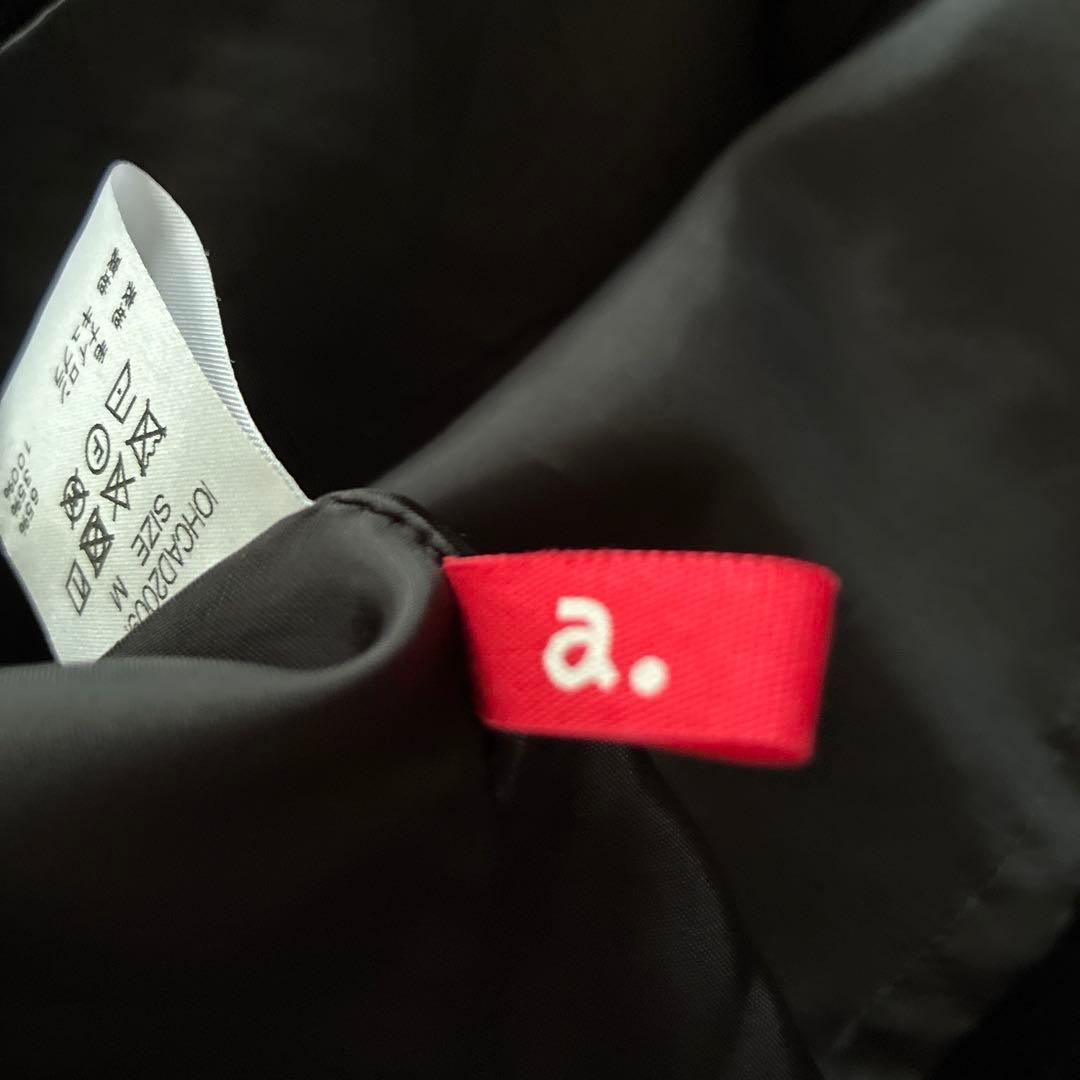 【hobonichi+a.】スクエアジャンパースカート　黒