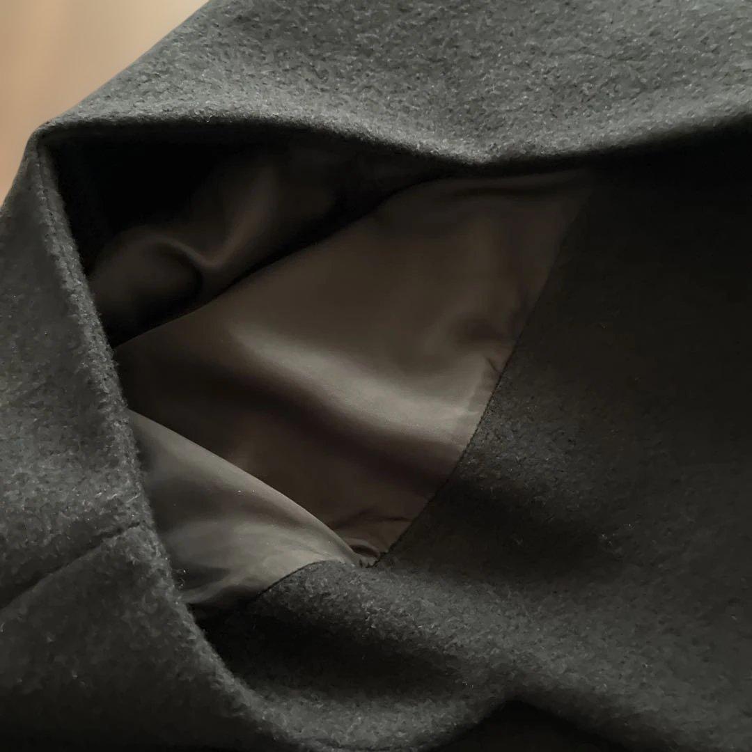 【hobonichi+a.】スクエアジャンパースカート　黒