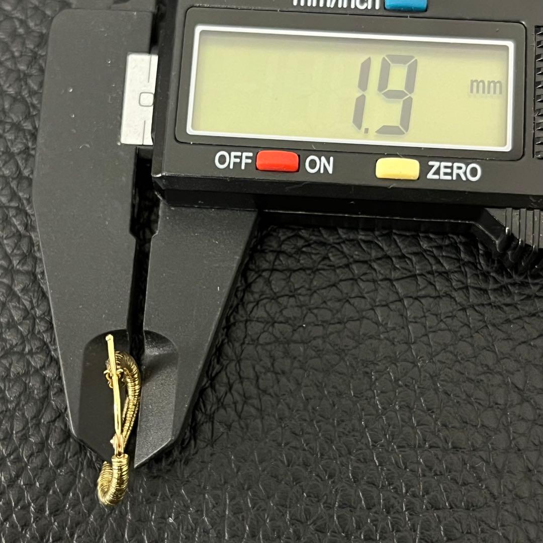 (C020502)750 K18 YG フープピアス アクセサリー レディース