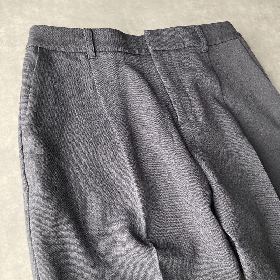 美品✨️インディヴィ パンツスーツ セットアップ ノーカラー 洗える L