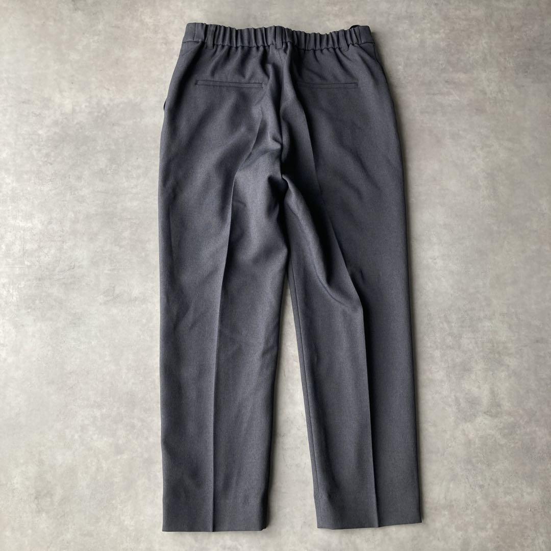 美品✨️インディヴィ パンツスーツ セットアップ ノーカラー 洗える L