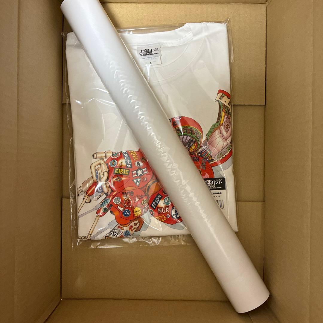 士郎正宗の世界展 大友克洋 攻殻機動隊 ポスター、Tシャツ Lサイズ