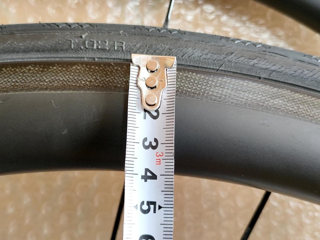 軽量 カーボンホイール 前後セット 700C 11速 ロードバイク 自転車 中古