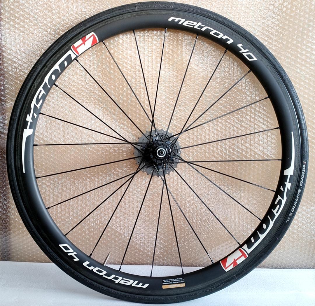 軽量 カーボンホイール 前後セット 700C 11速 ロードバイク 自転車 中古