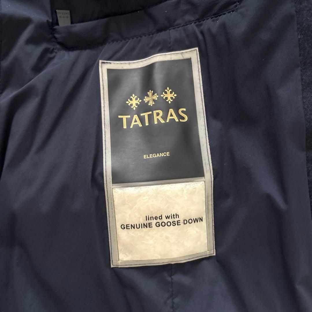 TATRAS ロングダウンコート　ネイビー9号