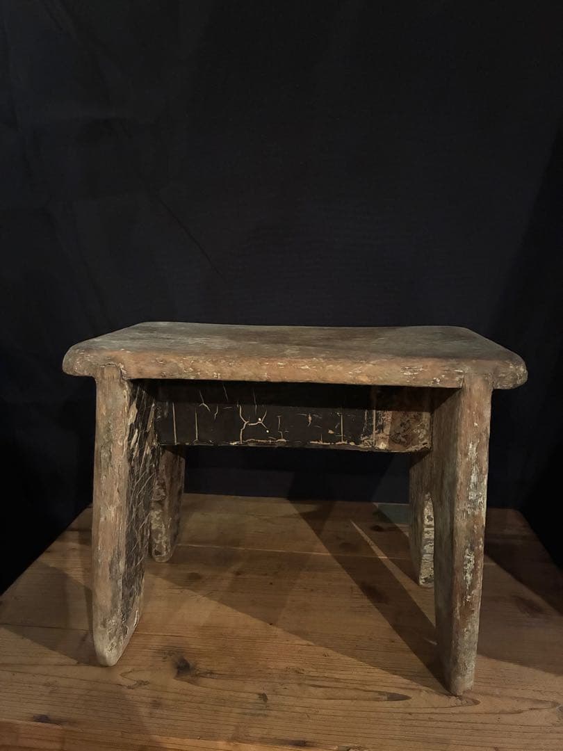 フランス　アンティーク　スツール　ステップ　チェア