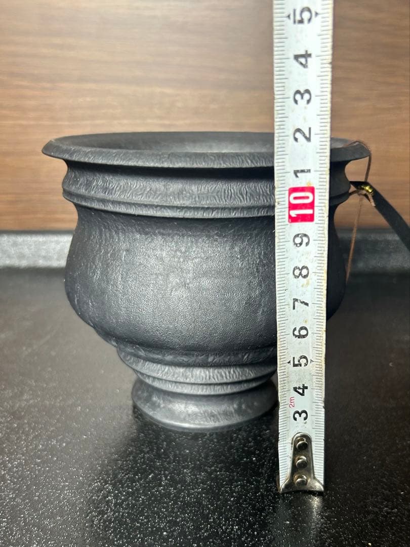 カタチ製作所　Mederu pot クラッチブーケ Mサイズ レザーブラック