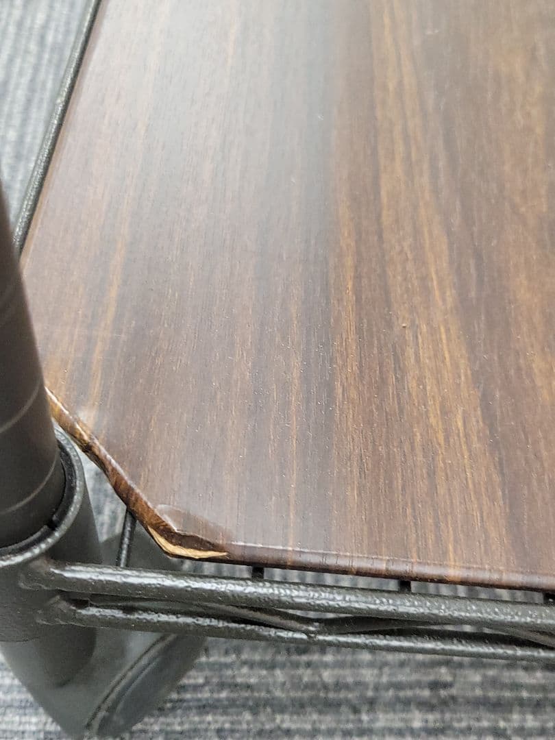 【ワケアリ】 ルミナスノワール スチールラック ５段 リバーシブル天板付き