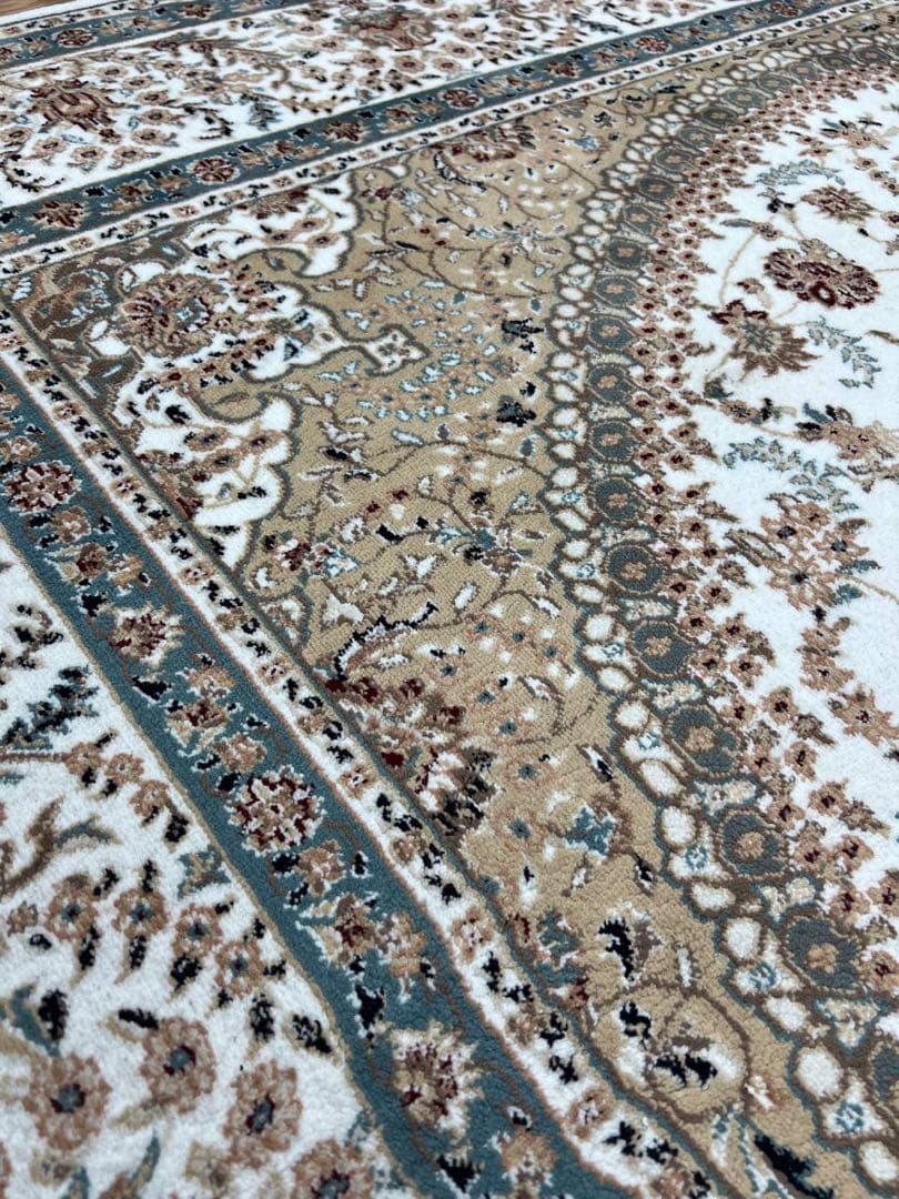 トルコ製 機械織カーペット、オリエンタル柄 ラグ