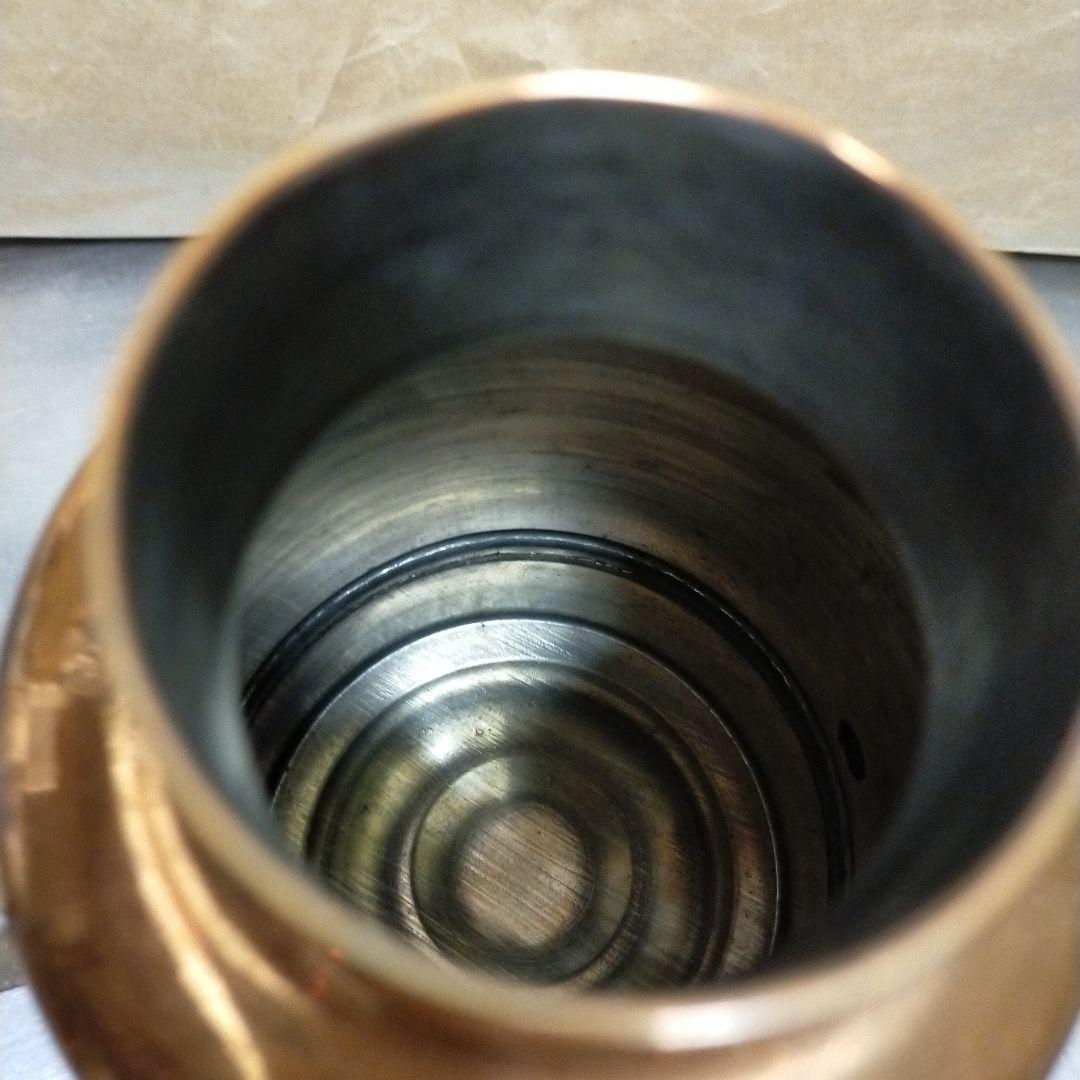 ヴィンテージ 銅製オイル缶　イタリア 大、小セット　オリーブオイル入れ