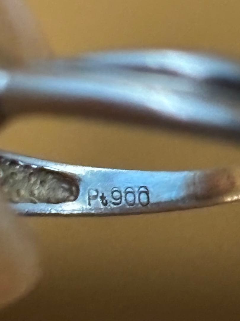 パライバトルマリン　プラチナリング　4g