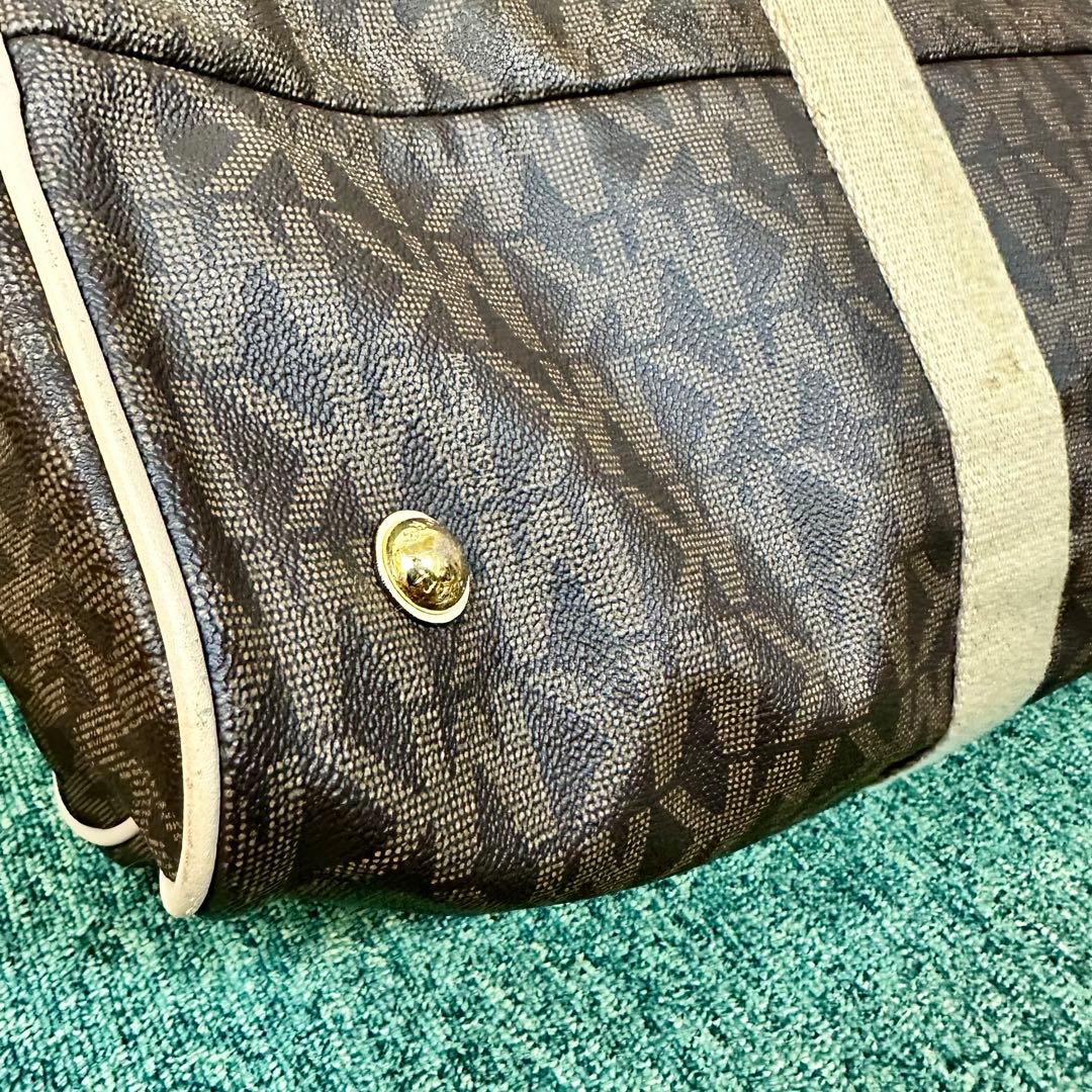 MICHAEL KORS マイケルコース 2way レザー ボストンバッグ 総柄