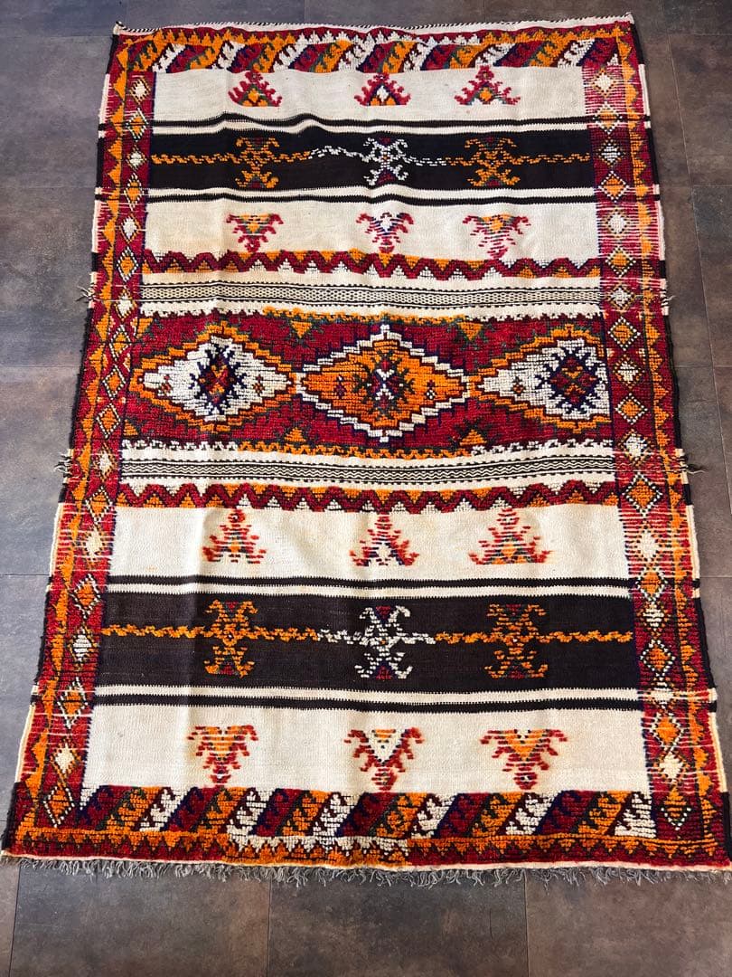 モロッコ産 キリム トライバルラグ リビング ディスプレイ 店舗 カーペット