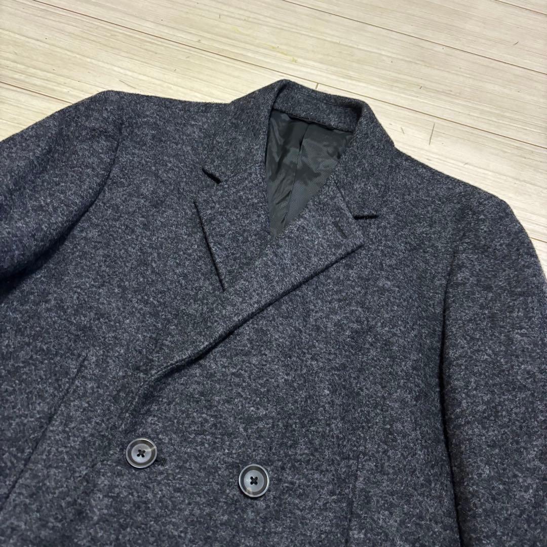 美品 theory セオリー BARKLEY ウール ダブル チェスターコート
