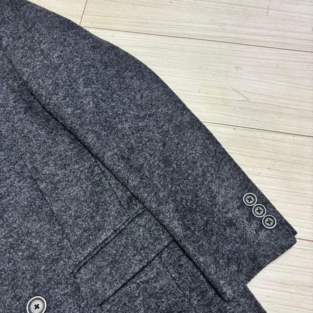 美品 theory セオリー BARKLEY ウール ダブル チェスターコート