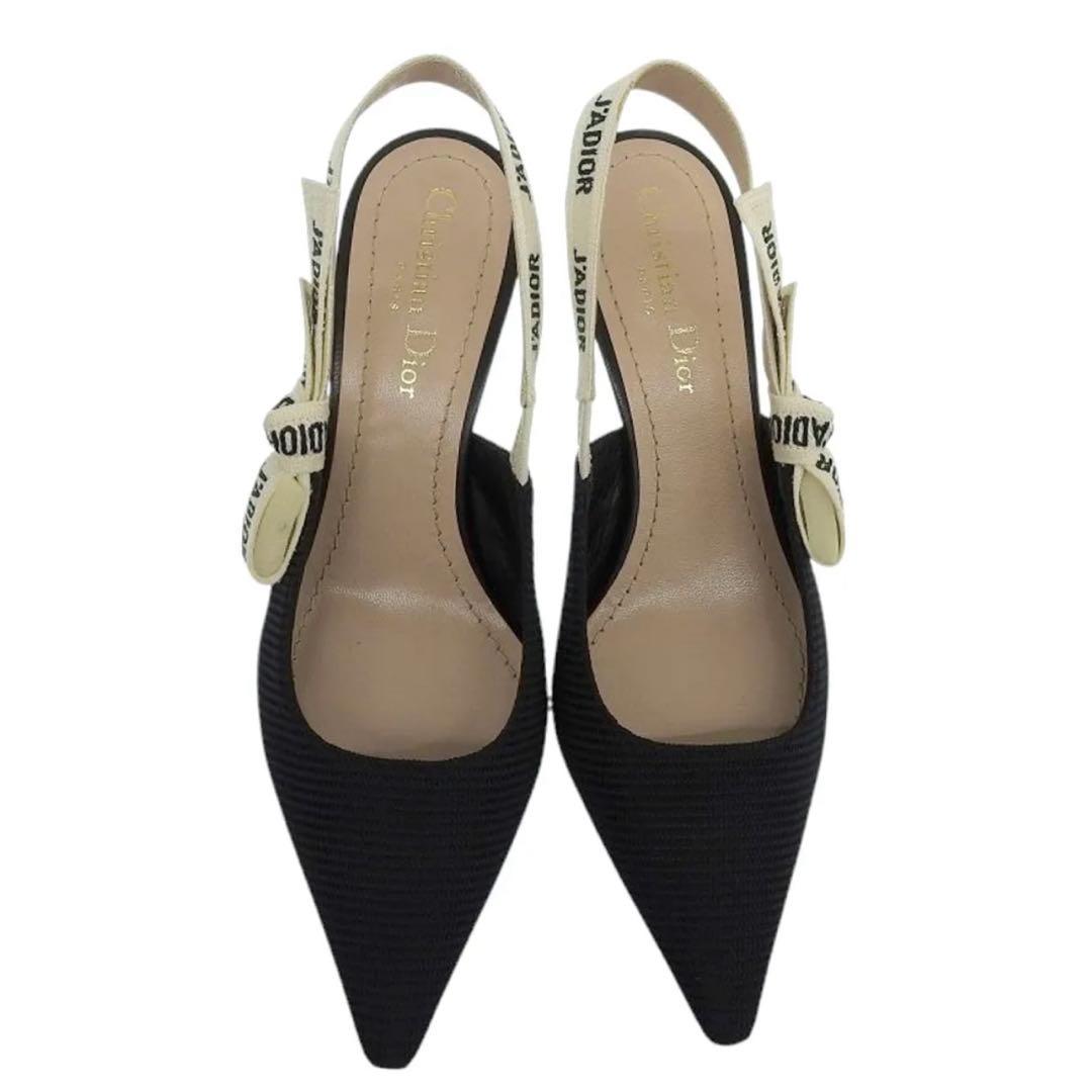 DIOR ポインテッドトゥ スリングバックパンプス　39