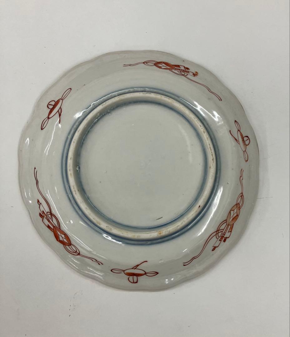 伊万里焼 花柄 皿 明治