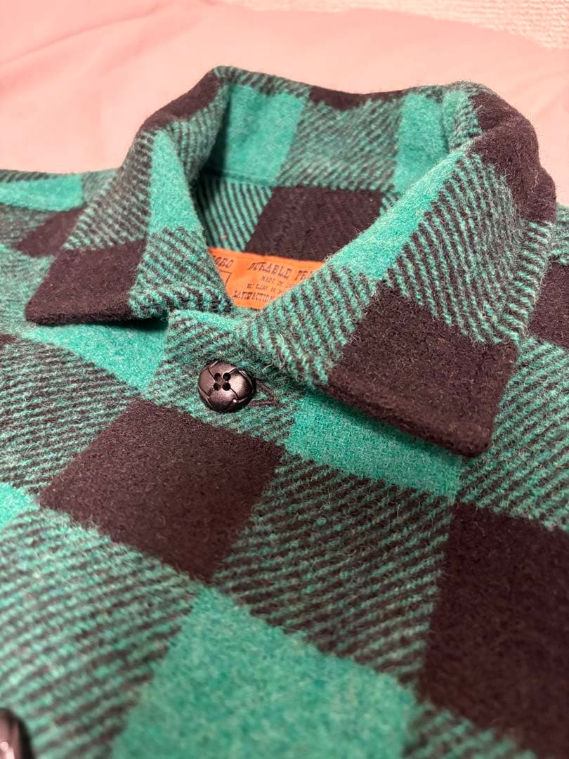 TENDERLOIN バッファローチェックジャケット グリーン