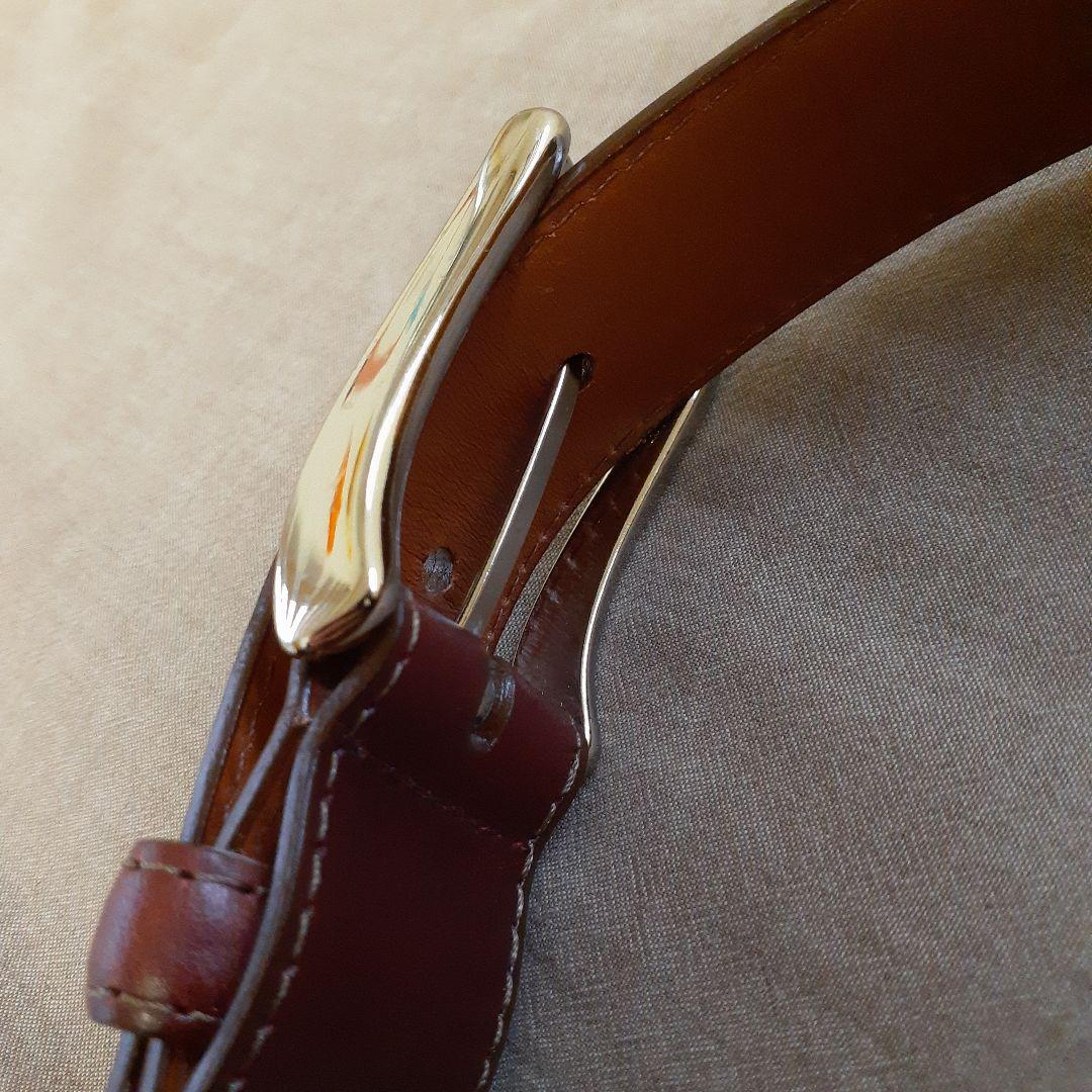 Alden ベルト 34/85 ワインレッド