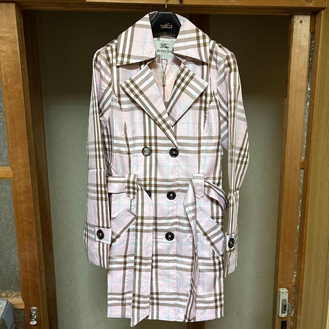 新品　BURBERRY チェック柄トレンチコート XL