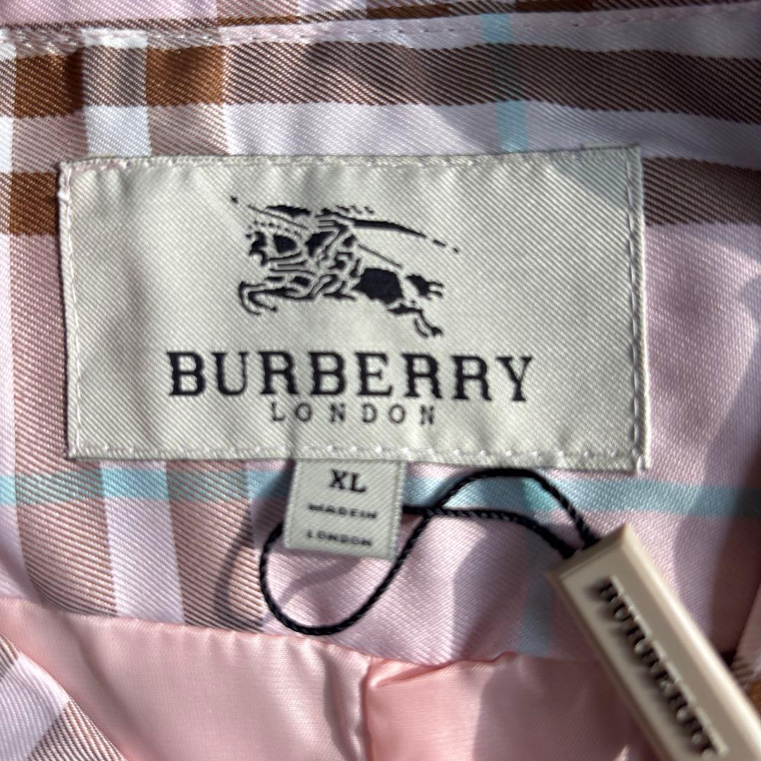 新品　BURBERRY チェック柄トレンチコート XL