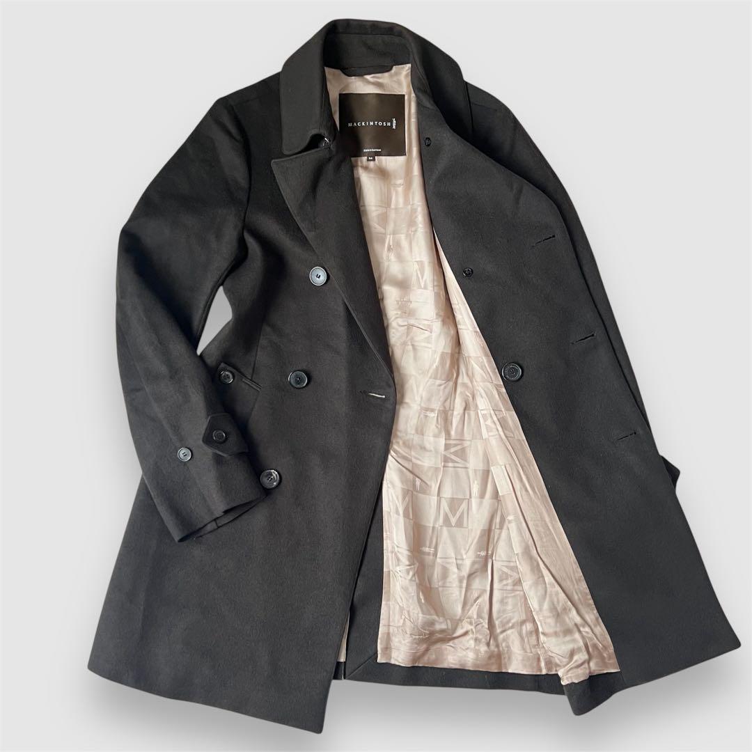 マッキントッシュ 英国製 ウールトレンチコート チェスター オリーブ 34