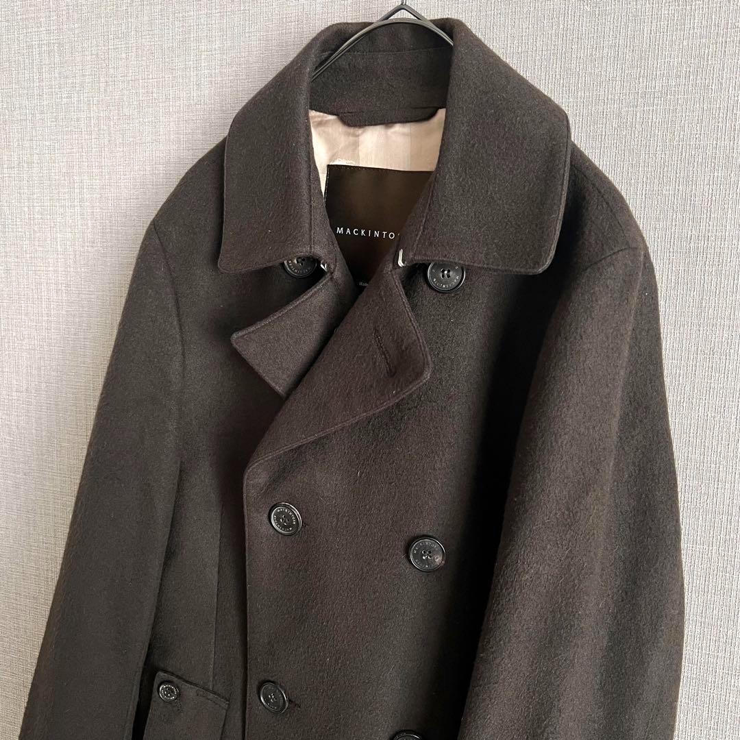 マッキントッシュ 英国製 ウールトレンチコート チェスター オリーブ 34