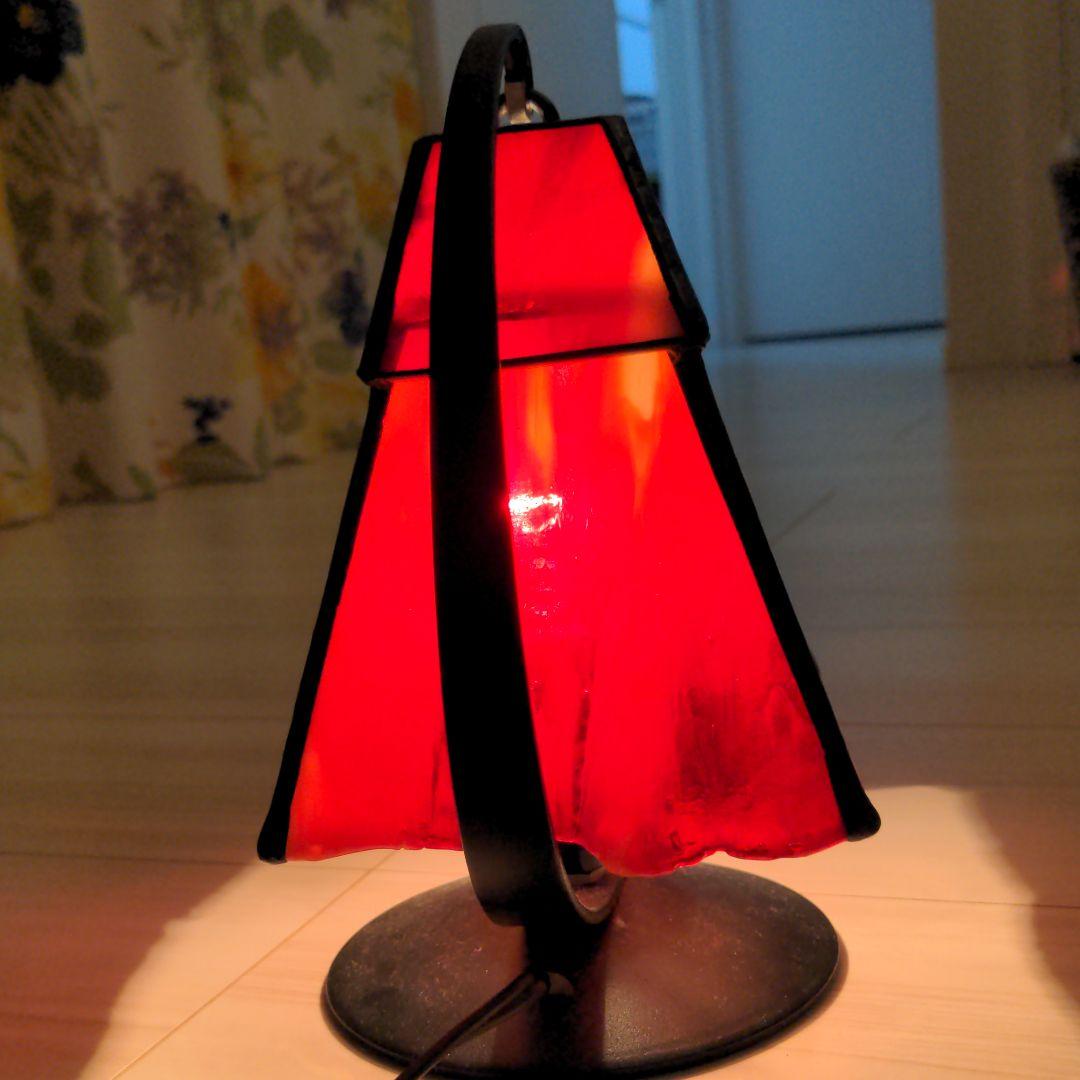 ステンドグラスランプ