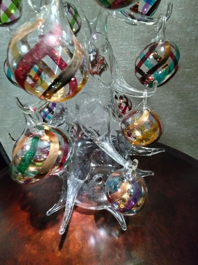 イタリア「SoffieriaParise」 ガラス細工クリスマスツリー