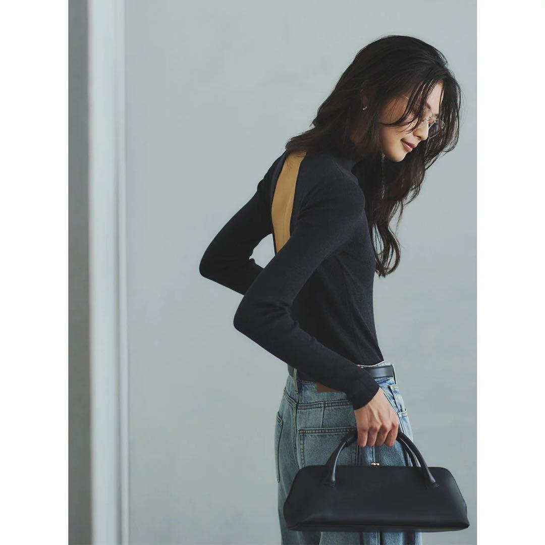 【新品】バックオープンニットボディスーツ